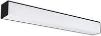 Pragmalux LED Spiegelarmatuur Aqualis vierkant IP44 IK03 900mm 20W 2250-2600lm 2700K-3000K-4000K 3-CCT zwart RAL9005