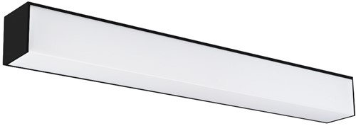 Pragmalux LED Spiegelarmatuur Aqualis vierkant IP44 IK03 900mm 20W 2250-2600lm 2700K-3000K-4000K 3-CCT zwart RAL9005