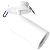 Pragmalux Half-inbouwspot Ario zaagmaat Ø70 wit - Incl. GU10 Fitting en junction box