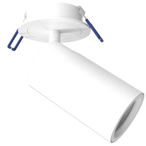 Pragmalux Half-inbouwspot Ario zaagmaat Ø70 wit - Incl. GU10 Fitting en junction box