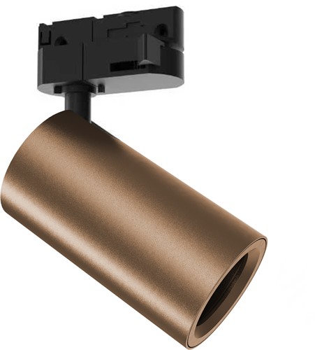 Pragmalux 3-Fase Railspot Ario bronze RAL8000 - Incl. GU10 Fitting