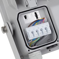 Pragmalux LED Breedstraler Auva G3 IP66 C4 180-300W 3000K-5000K 3CCT 30300-51500lm asymmetrisch grijs RAL9006 DALI2-5