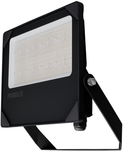 Pragmalux LED Breedstraler Auva G3 IP66 C4 60-100W 3000K-5000K 3CCT 10000-17000lm asymmetrisch zwart RAL9004  DALI2