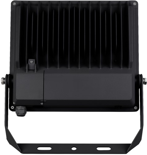 Pragmalux LED Breedstraler Auva G3 IP66 C4 120-200W 3000K-5000K 3CCT 19500-32500lm asymmetrisch incl. photocell zwart RAL9004-3