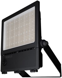 Pragmalux LED Breedstraler Auva G3 IP66 C4 180-300W 3000K-5000K 3CCT 30300-51500lm asymmetrisch zwart RAL9004
