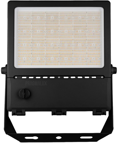Pragmalux LED Breedstraler Auva G3 IP66 C4 180-300W 3000K-5000K 3CCT 30300-51500lm asymmetrisch zwart RAL9004  DALI2-1