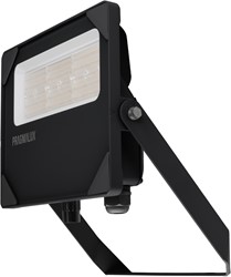 Pragmalux LED Breedstraler Auva G3 IP66 C4 20-50W 3000K-5000K 3CCT 3050-7950lm asymmetrisch zwart RAL9004