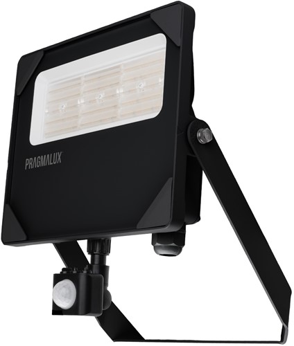 Pragmalux LED Breedstraler Auva G3 IP66 C4 20-50W 3000K-5000K 3CCT 3050-7950lm asymmetrisch zwart RAL9004-5