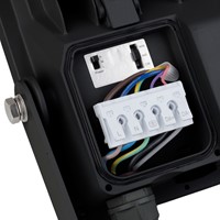 Pragmalux LED Breedstraler Auva G3 IP66 C4 120-200W 3000K-5000K 3CCT 19500-32500lm asymmetrisch zwart RAL9004  DALI2-2