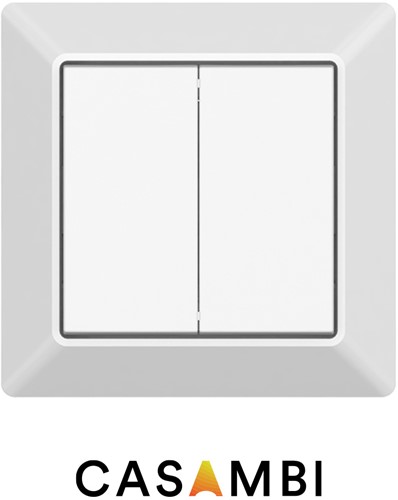 Pragmalux Sensus batterijloze schakelaar 4B Casambi wit mat