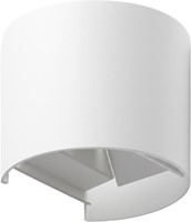 Pragmalux LED Wandarmatuur Blocq halfrond Up/Down IP65 2x3W 280lm 2000-3000K dim to warm CRI>90 instelbare lichtbundel 0-120° wit - fase dimbaar