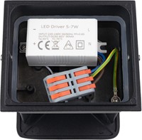 Pragmalux LED Wandarmatuur Blocq halfrond Up/Down IP65 2x3W 280lm 2000-3000K dim to warm CRI>90 instelbare lichtbundel 0-120° zwart - fase dimbaar-4
