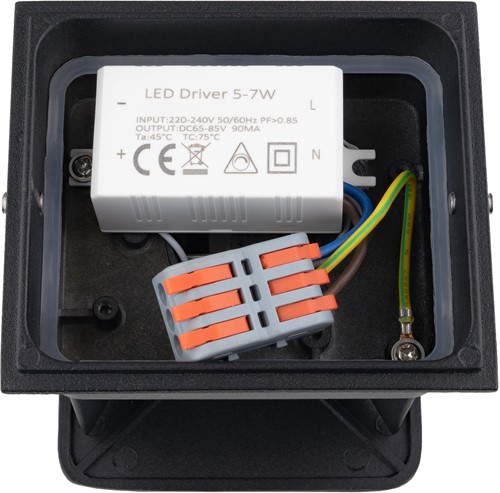 Pragmalux LED Wandarmatuur Blocq halfrond Up/Down IP65 2x3W 280lm 2000-3000K dim to warm CRI>90 instelbare lichtbundel 0-120° zwart - fase dimbaar-4