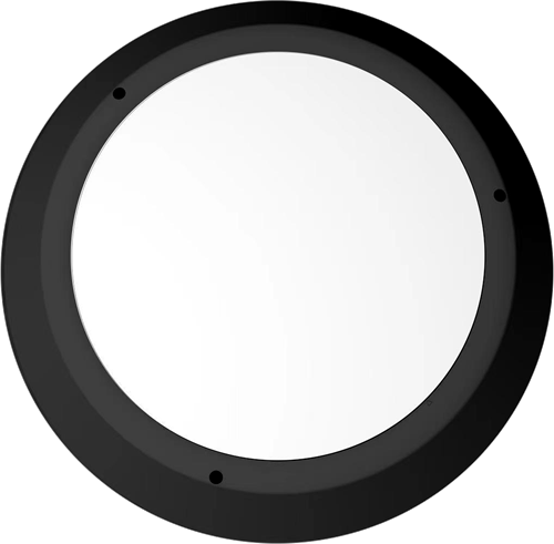 Pragmalux LED Bulkhead Venus G2 370 Ring Zwart RAL9004