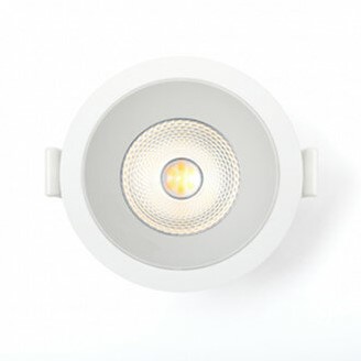 Pragmalux LED Spotlight Casso IP44 dimbaar 6W 500lm 81 Buitenmaat-Gatmaat 68-73 40 2700K UGR<19 Wit-1