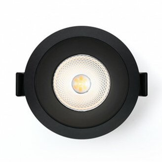 Pragmalux LED Spotlight Casso IP44 dimbaar 6W 420lm 81 Buitenmaat-Gatmaat 68-73 40 2700K UGR<19 Zwart-1