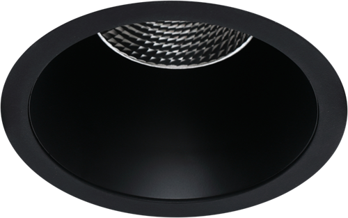Pragmalux LED Spotlight Casso IP44 dimbaar 6W 420lm 81 Buitenmaat-Gatmaat 68-73 40 2700K UGR<19 Zwart