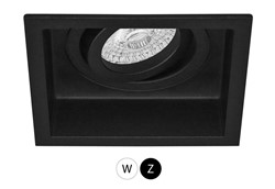 Dome Deep Square Inbouwspot 105x105 - Z:95x95