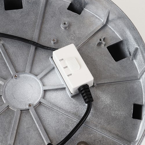 Pragmalux LED opbouw downlight Relio IP65 facet reflector zwart 20W 1800-2000lm 2700K-3000K-4000K 3-CCT CRI>90 UGR<19 60D Ø130x115mm-2