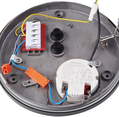 Pragmalux LED opbouw downlight Relio IP65 facet reflector wit 20W 1800-2000lm 2700K-3000K-4000K 3-CCT CRI>90 UGR<19 60D Ø130x115mm-3