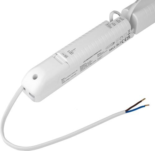 Pragmalux DOT IP65 inbouw noodarmatuur 2,5W 500lm LiFePO4 niet-continu 1uur zelf en manuele test 2-in-1 Ø50x45mm met open ruimte lens zwart-4