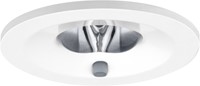 Pragmalux DOT IP65 inbouw noodarmatuur 2,5W 450lm LiFePO4 niet-continu 1uur zelf en manuele test 2-in-1 Ø50x45mm met gang lens wit