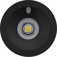 Pragmalux DOT IP65 inbouw noodarmatuur 2,5W 500lm LiFePO4 niet-continu 1uur zelf en manuele test 2-in-1 Ø50x45mm met open ruimte lens zwart-1