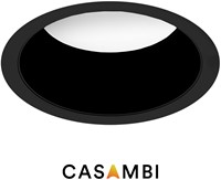 Pragmalux LED Downlight Essence G2 IP54 zwart verdiept max. 21W 3000K-6000K 3-CCT max. 690lm 100D Ø226 Buitenmaat - Gatmaat Ø90 incl. TCI Casambi Driver