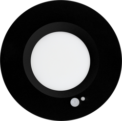 Pragmalux LED Downlight Essence G2 PIR IP54 zwart 6/9W 3000K-6000K 3-CCT 700/1125lm 100D 190 Buitenmaat - Gatmaat 150 incl. LED Driver