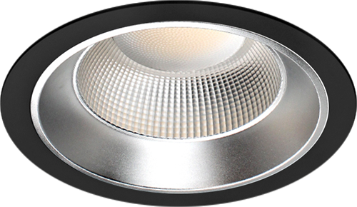 Pragmalux LED Downlight Essence UGR IP54 zwart max. 9W 3000K-6000K 3-CCT max. 1200lm 60D Ø146 Buitenmaat - Gatmaat Ø120 UGR<19 Excl. LED Driver