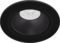 Pragmalux Inbouwspot Duplo Rond Zwart - Incl. GU10 Fitting