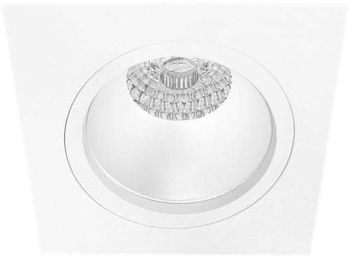 Pragmalux Inbouwspot Duplo Vierkant Wit - Incl. GU10 Fitting