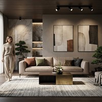 Pragmalux opbouwarmatuur Esta rechthoek viervoudig kantelbaar Ø55 zwart RAL9004/bronze RAL7048 - incl. GU10 Fitting-2