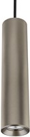 Pragmalux pendelarmatuur Fendi pendellengte 120cm bronze RAL7048 diamond knurling met zwarte plafondkap - incl. GU10 Fitting-2