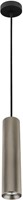 Pragmalux pendelarmatuur Fendi pendellengte 120cm bronze RAL7048 diamond knurling met zwarte plafondkap - incl. GU10 Fitting-1