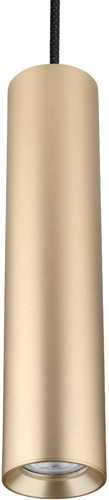 Pragmalux 3-fase rail pendelarmatuur Fendi pendellengte 120cm messing RAL1001 met zwarte adapter - incl. GU10 Fitting-1