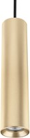 Pragmalux pendelarmatuur Fendi pendellengte 120cm messing RAL1001 diamond knurling met zwarte plafondkap - incl. GU10 Fitting-2