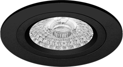 Pragmalux Inbouwspot Gida Rond Zwart - Incl. GU10 Fitting