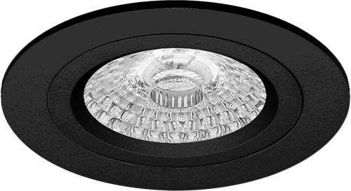 Pragmalux Inbouwspot Gida Rond Zwart - Incl. GU10 Fitting