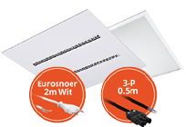 LED Panelen Incl. Montage Stekkers en Snoeren