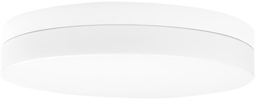 Pragmalux LED Plafonnière / Pendelarmatuur Plano-S Wit Ø290 IP54 IK07 10-20W 1050-2100lm 3000K-4000K 2-CCT + noodmodule 1uur autotest