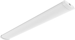 Pragmalux LED Batten Lumea IP44 Prisma 60cm 11-20W 1330-2540lm 3000-4000K 2-CCT (2x18W) wit  5x2,5mm doorvoerbedrading