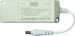 Interlight LED Downlight EasyFit LED Driver Dimbaar 8W 230V/180mA