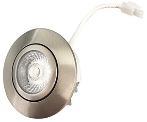 LED Spot Luchtdicht IP44 6W 2700K Geb. Chroom  Dimbaar