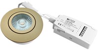 LED Spot Luchtdicht IP44 6W 2700K goud  Dimbaar-2