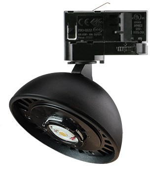 Lucid LED Module Track adapter spot CTA dimbaar 6/9W 2.000/3.000K zwart