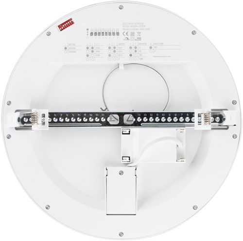 Pragmalux  LED Inbouw/Opbouw Downlight Luna G2 PIR wit IP54 15W/23W 3000K-6000K 3-CCT 1650-2450lm Ø300 Buitenmaat - Gatmaat Ø65-260 incl. LED Driver & 3P snoer-2