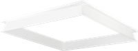 Pragmalux LED Paneel inbouwframe Dome 60x60cm wit RAL9016-1