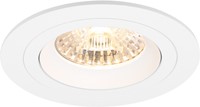 Pragmalux Inbouwspot met bladveren Alpha Rond Kantelbaar wit RAL9003 - Incl. GU10 Fitting-3