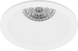 Pragmalux Inbouwspot met bladveren Apollo Rond Verdiept wit RAL9003 - Incl. GU10 Fitting